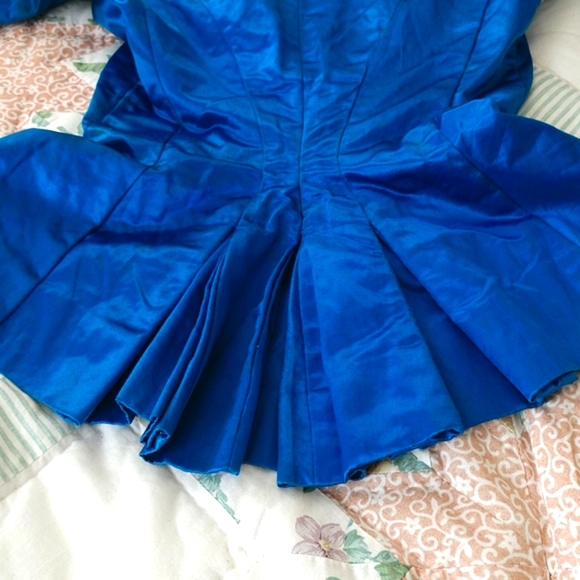 #9 True VICTORIAN Child's SILK SATIN BODICE / JACKET w Original MoonStar Buttons - Picture 7 of 16